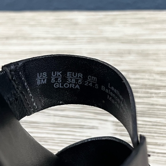 EXCELLENT CONDITION!!!! Franco Sarto Glora Elegant Black Sandals - Picture 5 of 7